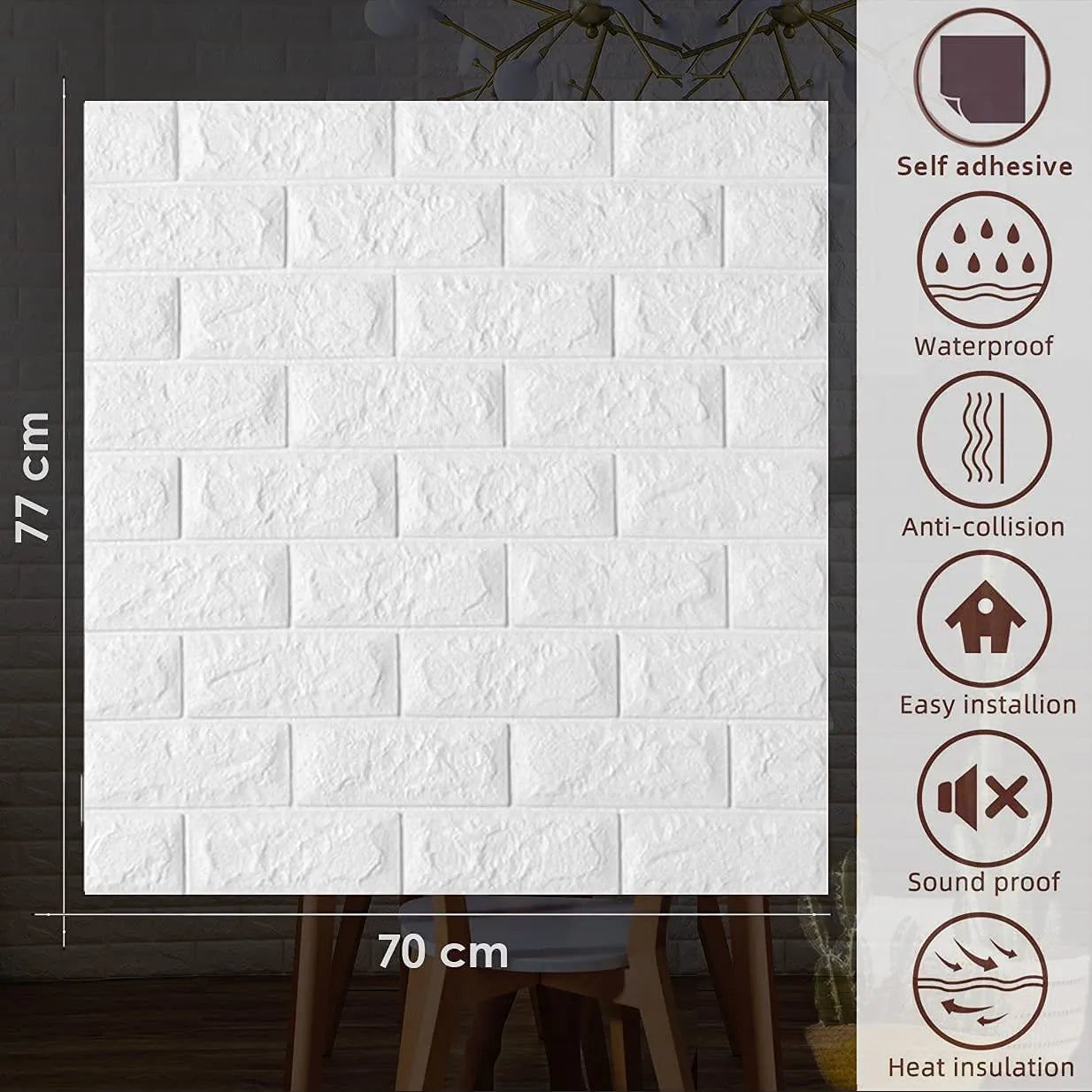 3d Formic Water Proof Brick Sheet