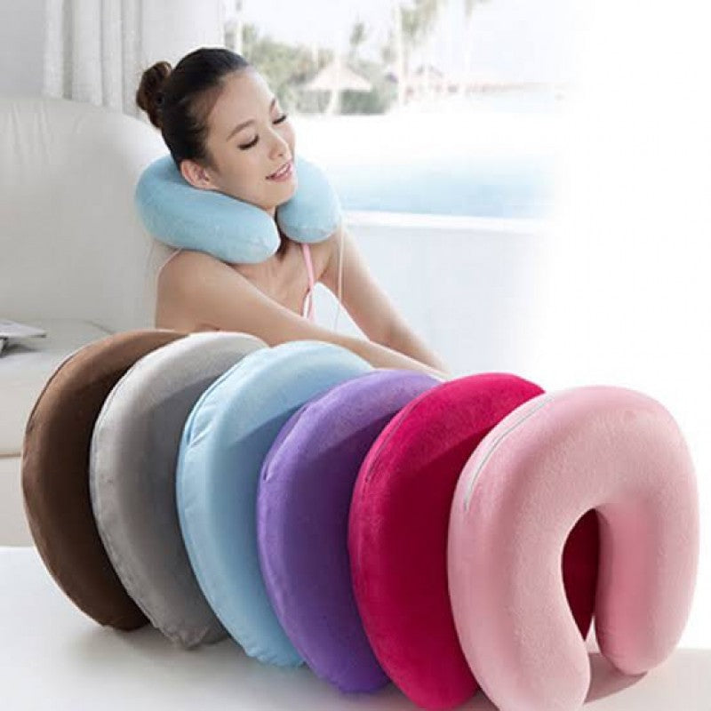 Comfortable Neck Pillow Head And Chin Supporting, For Travel in cars,buses,Train And Plane U Shaped Foam For Boys girls