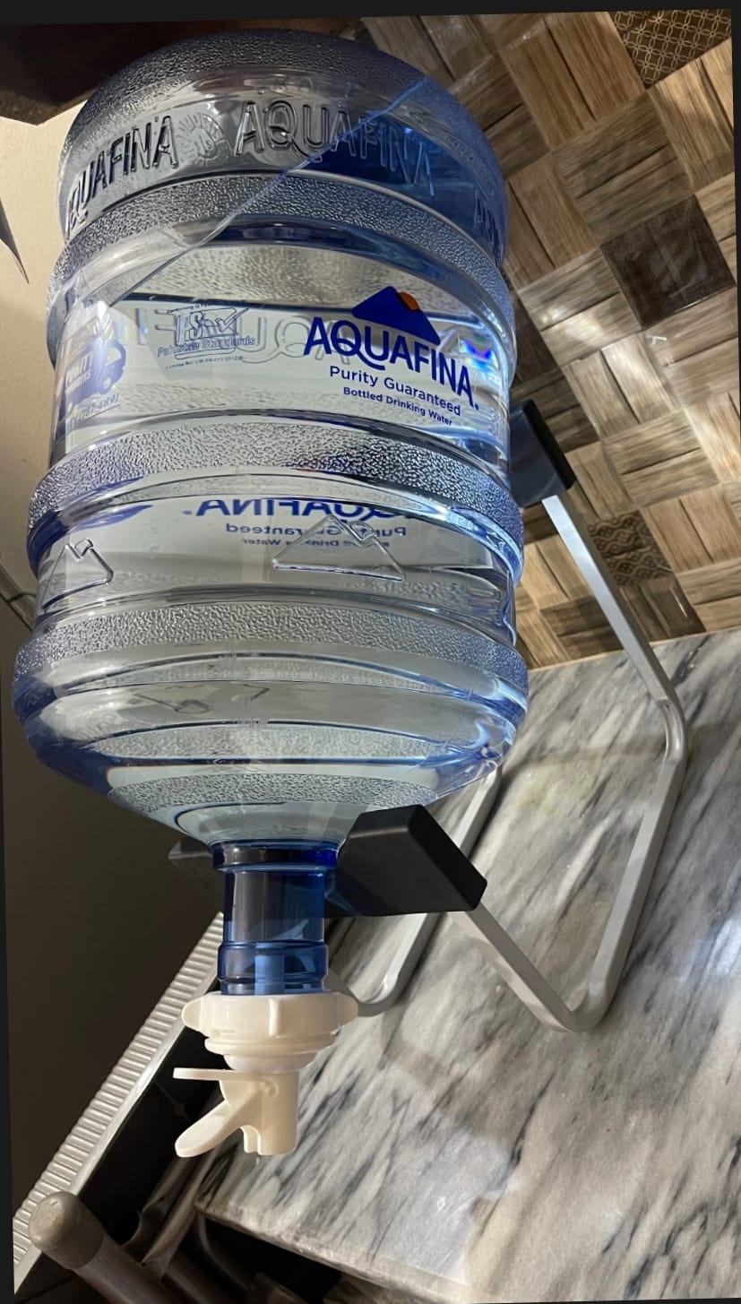 Water Bottle Metal stand WITH WATER TAP, Water Dispenser Stand With Tap