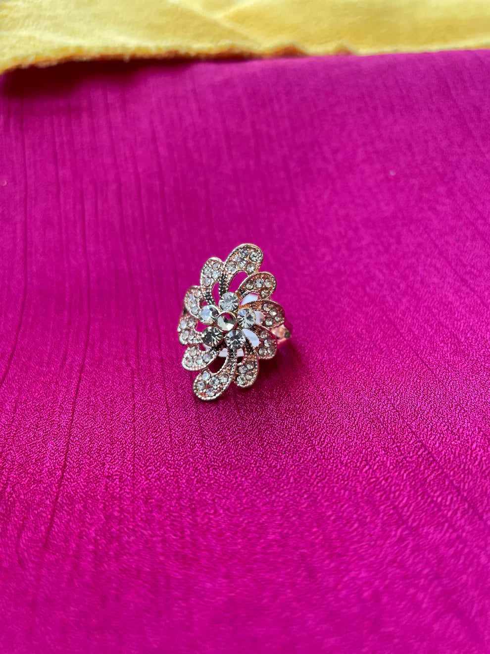 Silver Flower ring
