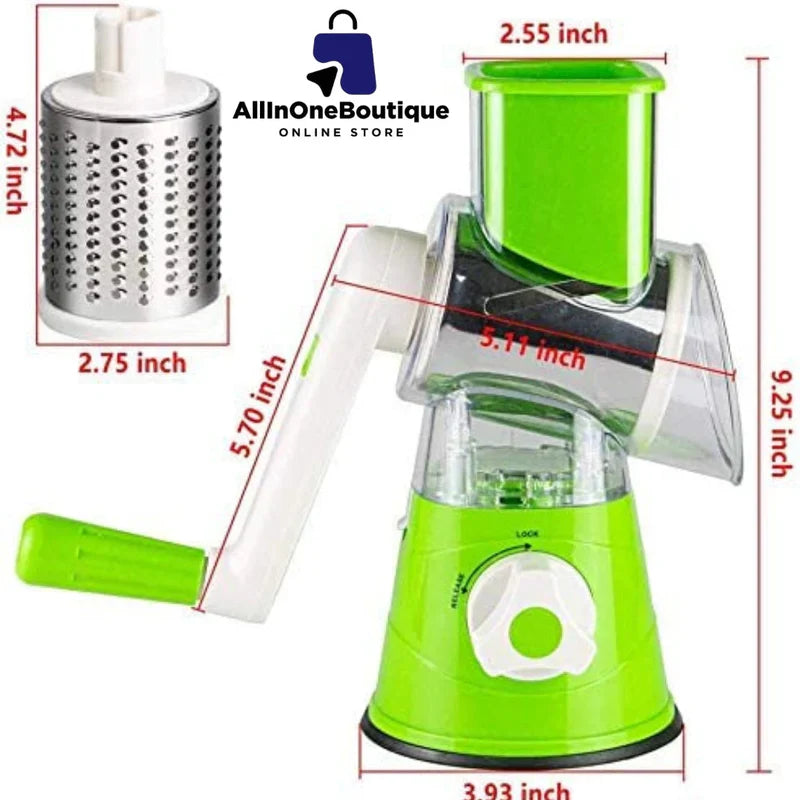 Table Top Drum Cutter, Manual Vegetable Cutter Slicer ,3 in1 Slicer,3 In 1 Vegetable Slicer And Cutter, grater, 3 in 1 Manual Vegetable Cutter Slicer and Peeler, Fruit and Vegetable Cutter and Chopper, for Cucumber, Carrot, Potato and Cheese