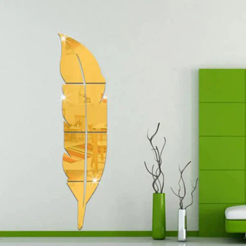 3D Acrylic Decor Mirror Wall Sticker for Dining Room Wall Decor for Dining Room Wall Decor