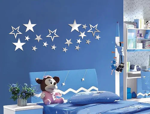 3D Acrylic Decor Mirror Wall Sticker for Dining Room Wall Decor for Dining Room Wall Decor