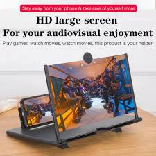 3D Phone Screen Magnifier Portable Amplifier for Movies & Videos, Enlarged View for Comfortable Mobile Watching