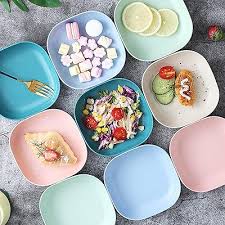 10pcs Plates Set With Holder