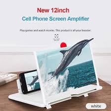 3D Phone Screen Magnifier Portable Amplifier for Movies & Videos, Enlarged View for Comfortable Mobile Watching