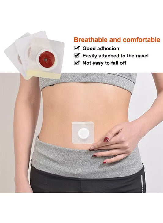 30Pcs Slimming Belly Patches for Weight Loss – Natural Fat Burning Navel Stickers with Wormwood Essence – Belly Waist Plaster for Belly Button Care, Fat Burning Stickers for Effective Body Contouring