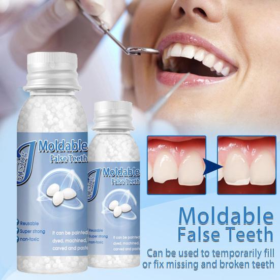 Teeth Gap Filler,Neyared Chipped Tooth Repair, Replacement Missing Teeth Gap Filler, Teeth Glue,  Temporary Moldable Granules