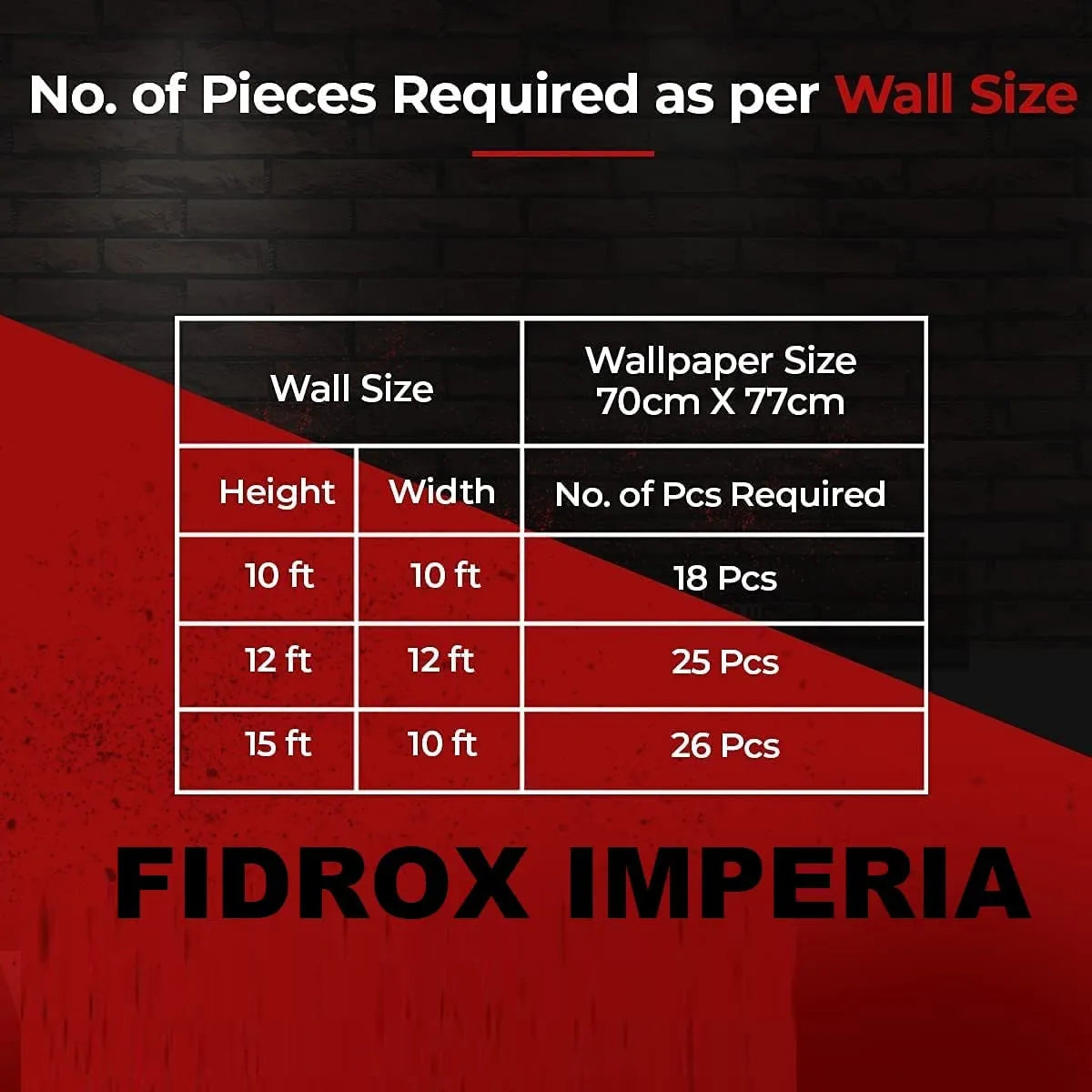 3d Formic Water Proof Brick Sheet