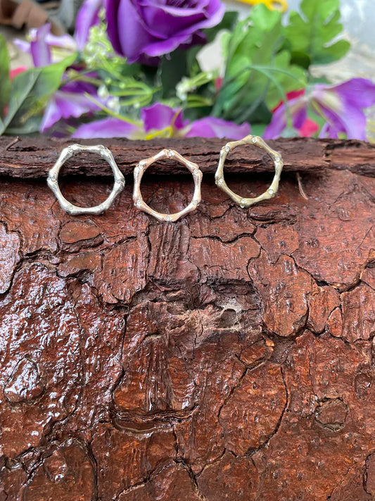 Golden snake ring